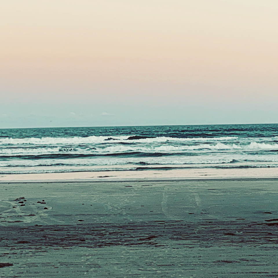 The beautiful waves are loud from the condo porch. I love the beach.