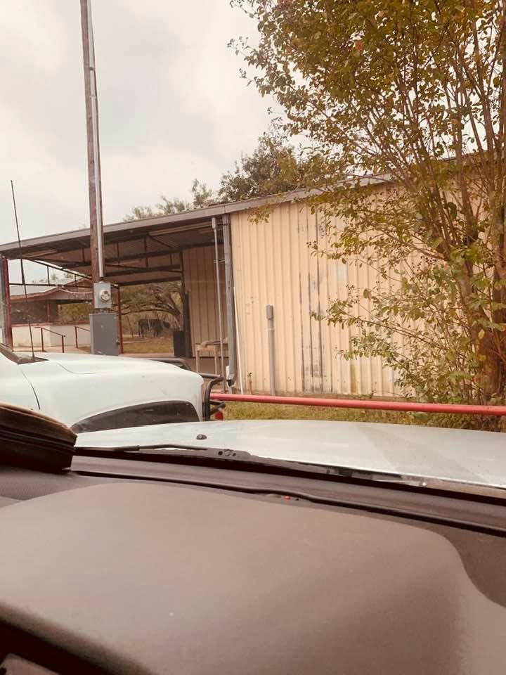 The Rossville Community Center where we voted. This was our first election in Atascosa County.