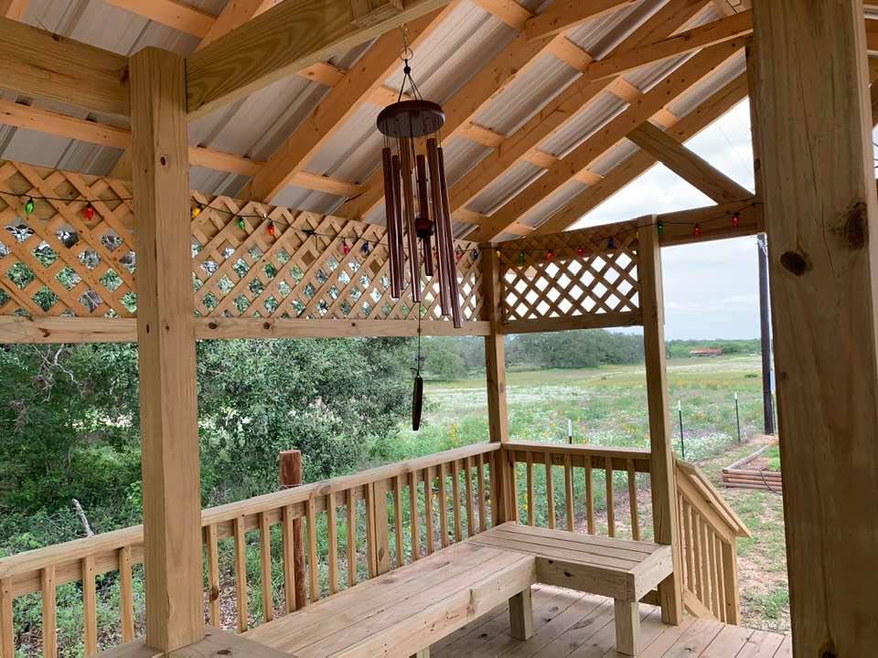 The wind chimes are getting a workout with all of the breezes we have been having out here on the farm.