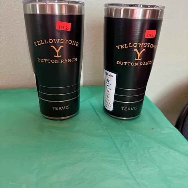 Yellowstone Dutton Ranch Triple Walled Insulated Tumblers for $25 this week only. These are $35.90 on Amazon. I will ship-only 2 left.